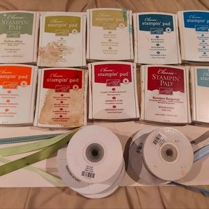 Stampin Up Ink and Ribbon